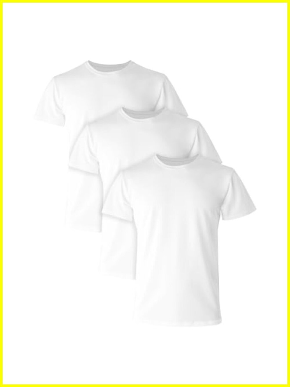 Men's 4-Pack Cotton Stretch Crewneck Undershirts - Breathable Moisture Wicking
